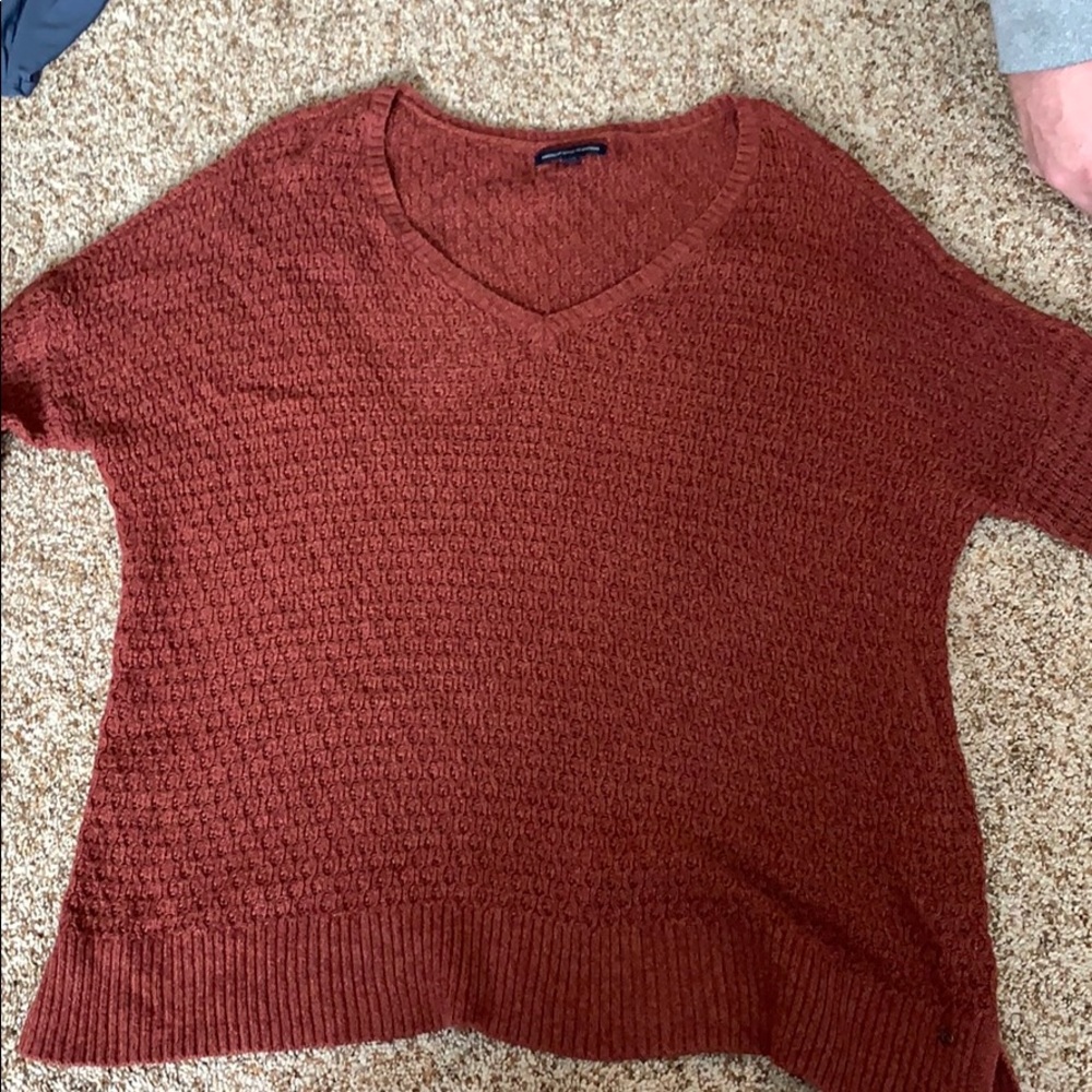 Long Sleeve, Burnt Orange sweater